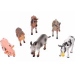 Set 6 figurine din cauciuc - Animale domestice