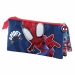 Penar Spiderman Rescue cu 3 compartimente, 23.5 x 10 x 5 cm