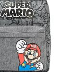 Rucsac Super Mario cu buzunar frontal, 32x25x10 cm